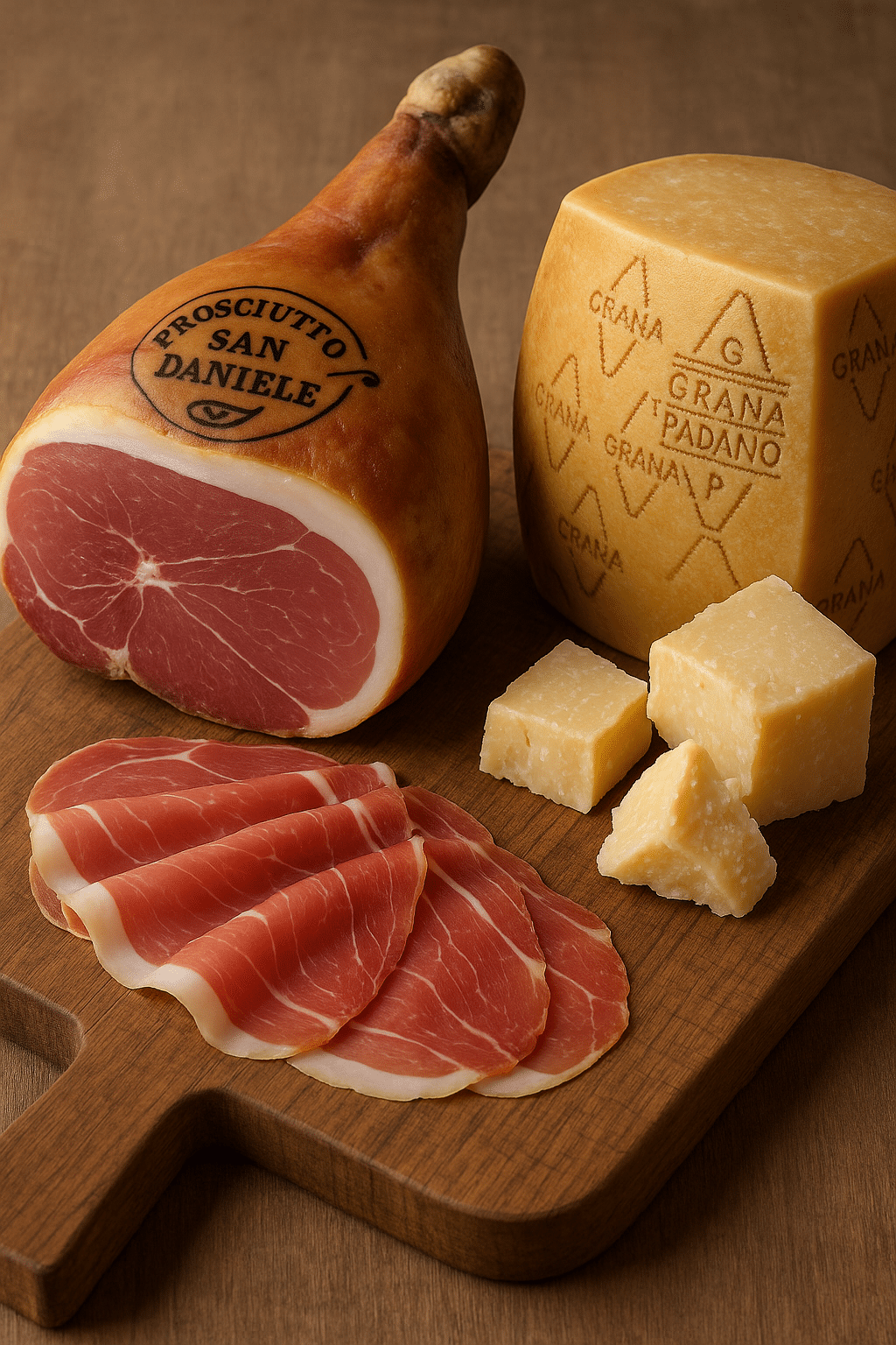 San Daniene e Grana Padano